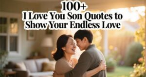 I love you son quotes to show endless love, care, pride, and a mother or father’s heartfelt emotions.