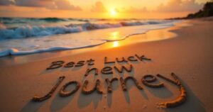 Best of luck in your new journey wishes and messages for encouragement