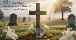 Goodbye messages to a brother who passed away with heartfelt, emotional, and loving words of remembrance.