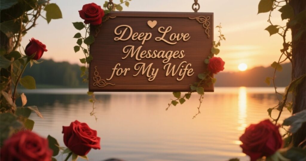 Deep love messages for my wife to express true emotions, care, and everlasting bond.