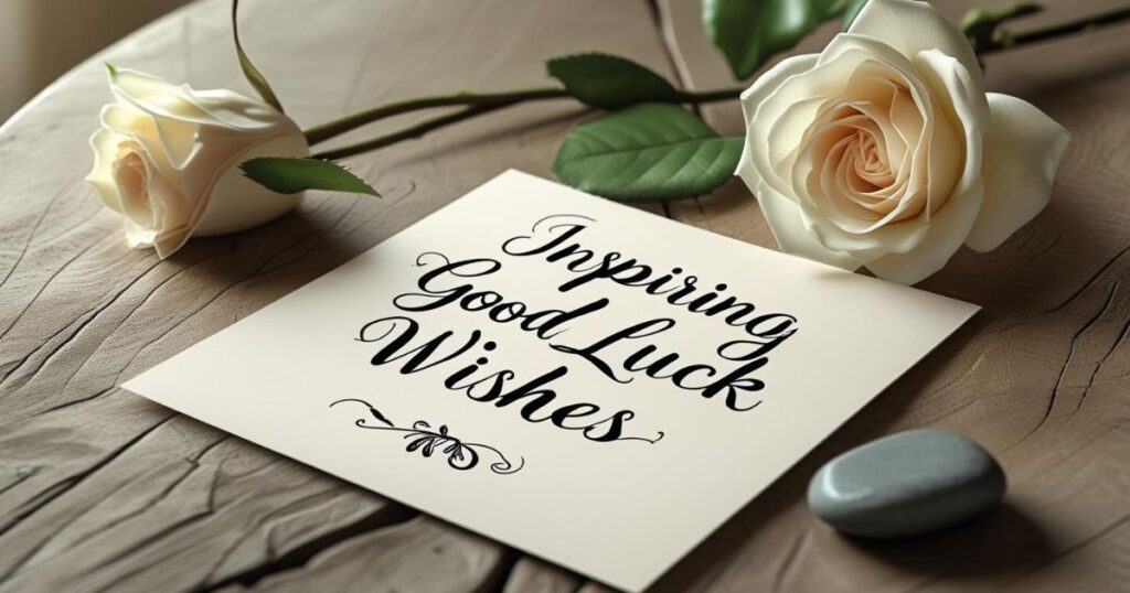 Inspiring good luck wishes to motivate, encourage, and bring positivity for new beginnings.