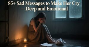 Heart-touching and emotional sad messages to make her cry and express deep feelings of love and pain.