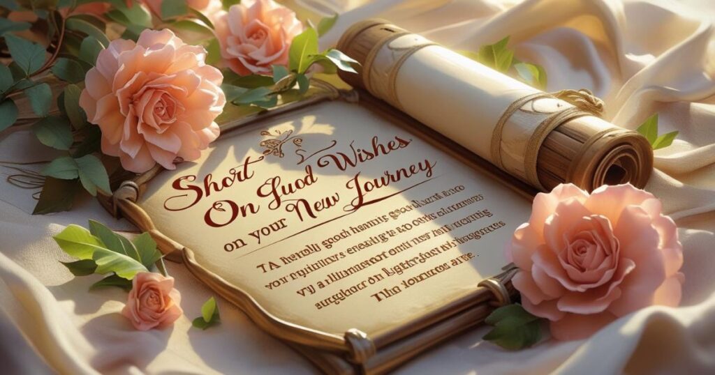 Short good luck wishes for your new journey to bring encouragement, positivity, and success.