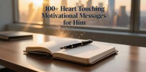 Collection of 100+ heart touching motivational messages for him to inspire strength, love, and positivity.
