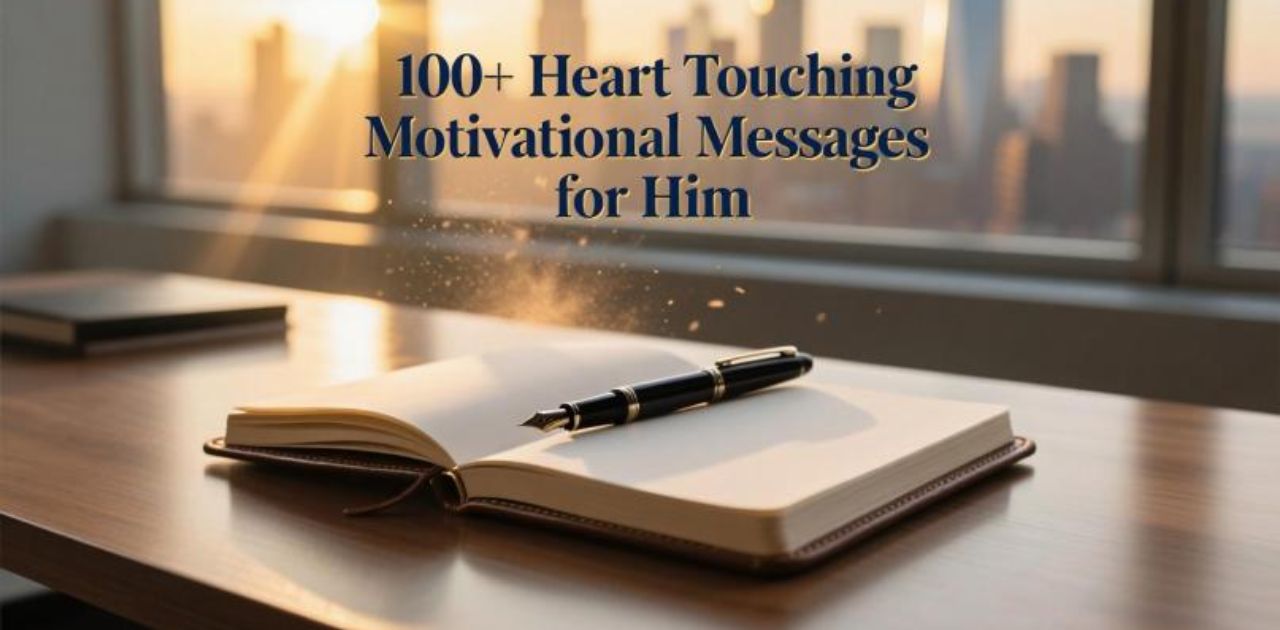Collection of 100+ heart touching motivational messages for him to inspire strength, love, and positivity.
