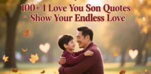 100+ I Love You Son Quotes to Show Your Endless Love, heartfelt messages from parents expressing unconditional love for their son