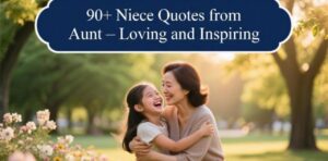 A collection of 90+ loving and inspiring niece quotes from an aunt to express care, pride, and affection.
