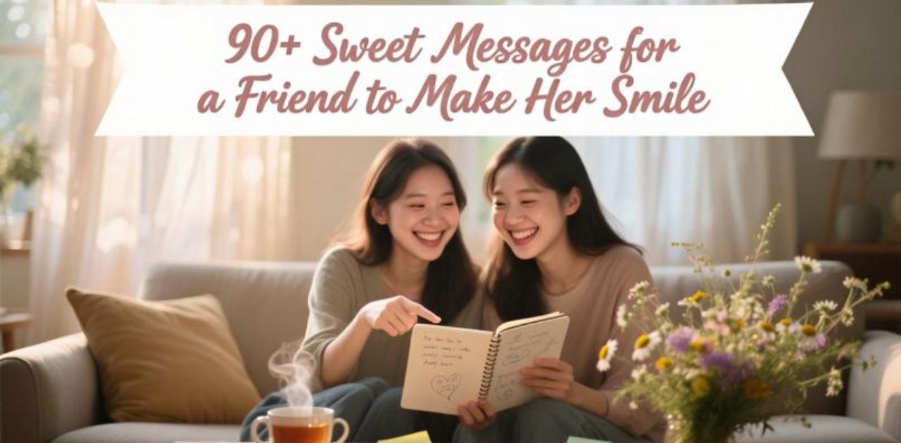 90+ sweet and heartwarming messages to make your friend smile and feel special.