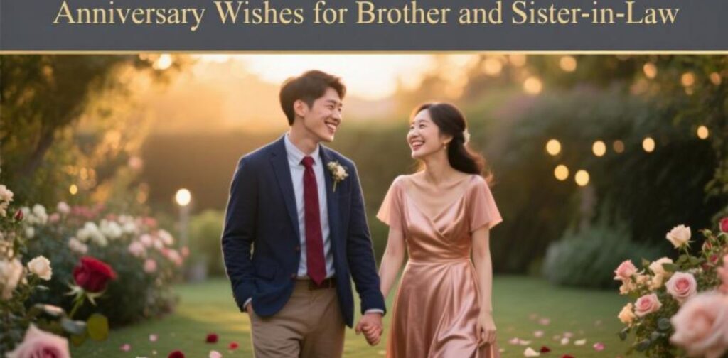 Special anniversary wishes for brother and sister-in-law to celebrate their love, happiness, and togetherness.