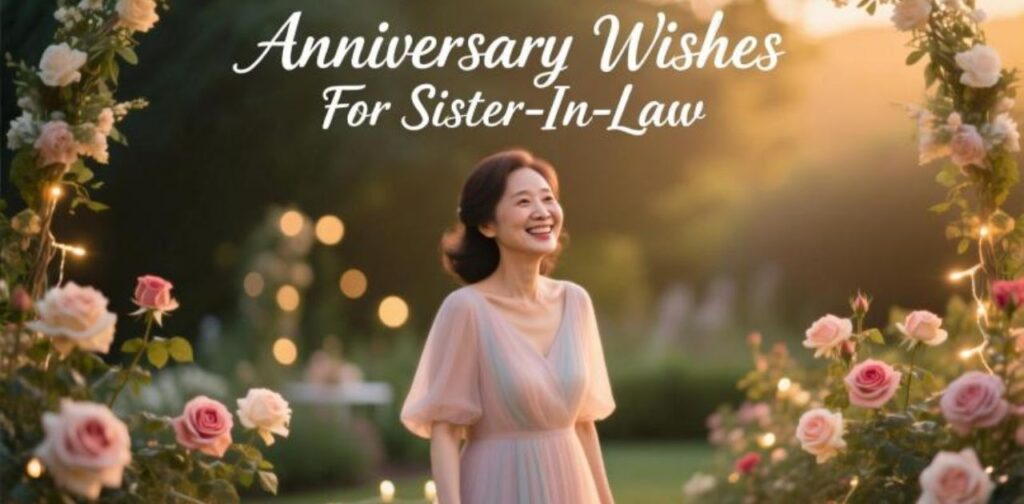 Heartfelt anniversary wishes for sister-in-law to celebrate her special marriage day with love and joy.