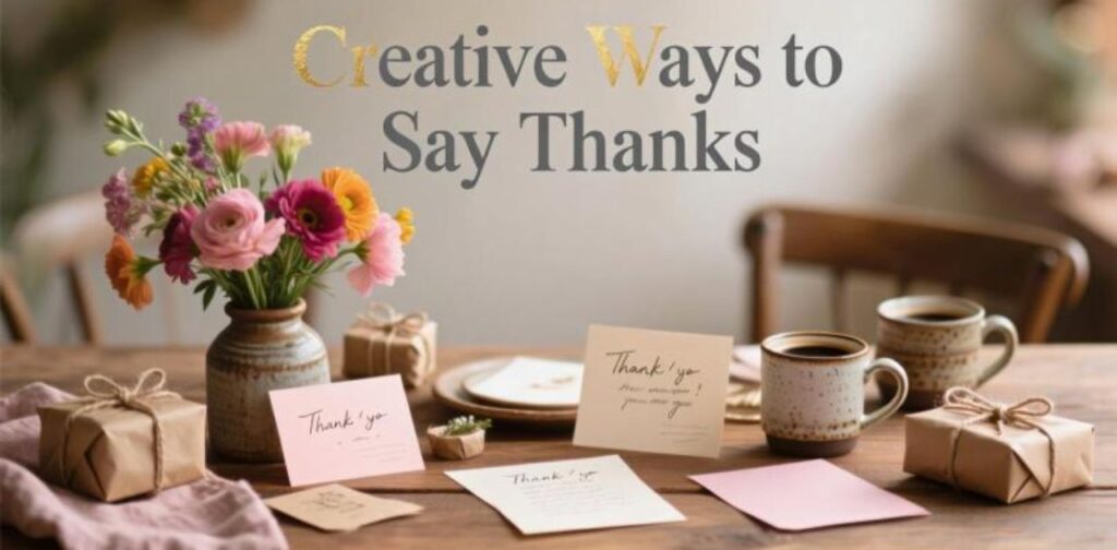 Unique and creative ways to say thanks with thoughtful appreciation and gratitude messages.