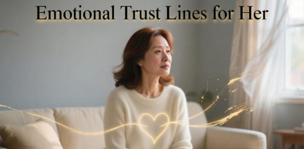 Emotional trust lines for her expressing love, care, and loyalty to strengthen your bond.