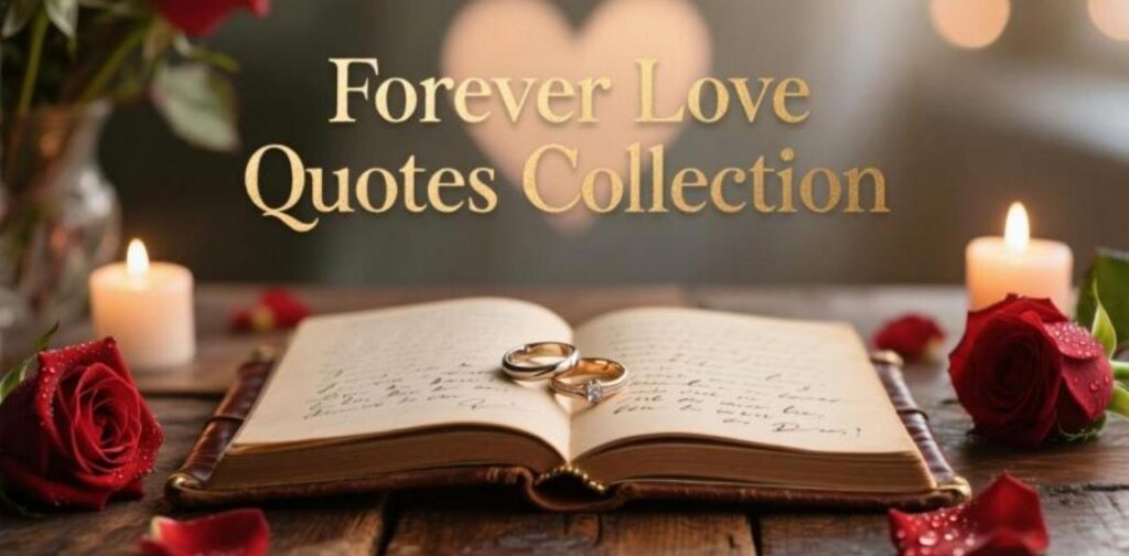 Forever love quotes collection – timeless sayings about eternal love, true devotion, and unbreakable bonds.