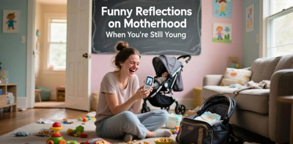 Humorous thoughts and experiences about being a young mother.