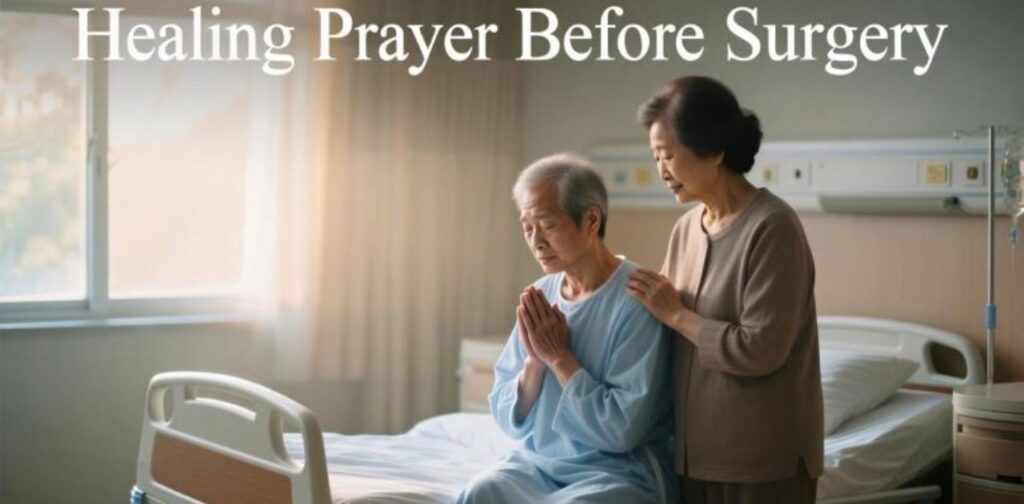 Powerful healing prayer before surgery for strength, protection, and successful recovery.