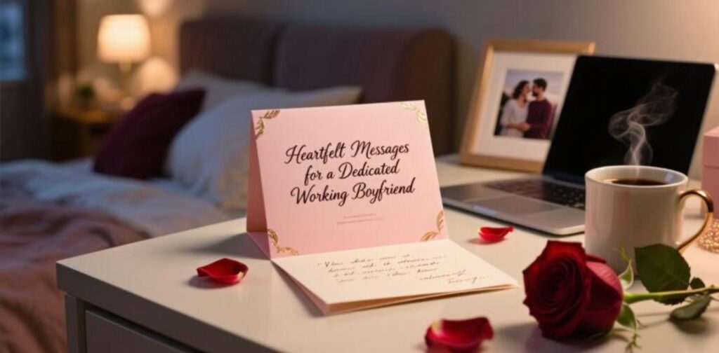 Heartfelt messages for a hardworking and dedicated boyfriend to appreciate his love, effort, and commitment.