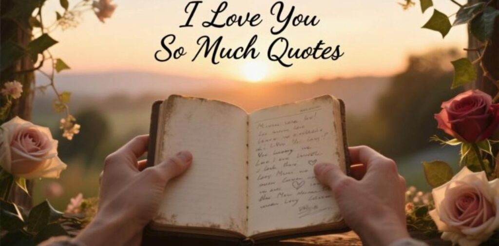 Romantic and heartfelt “I Love You So Much” quotes to express deep love and affection.