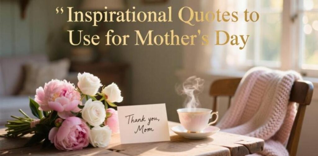 Inspirational quotes for Mother’s Day celebration.