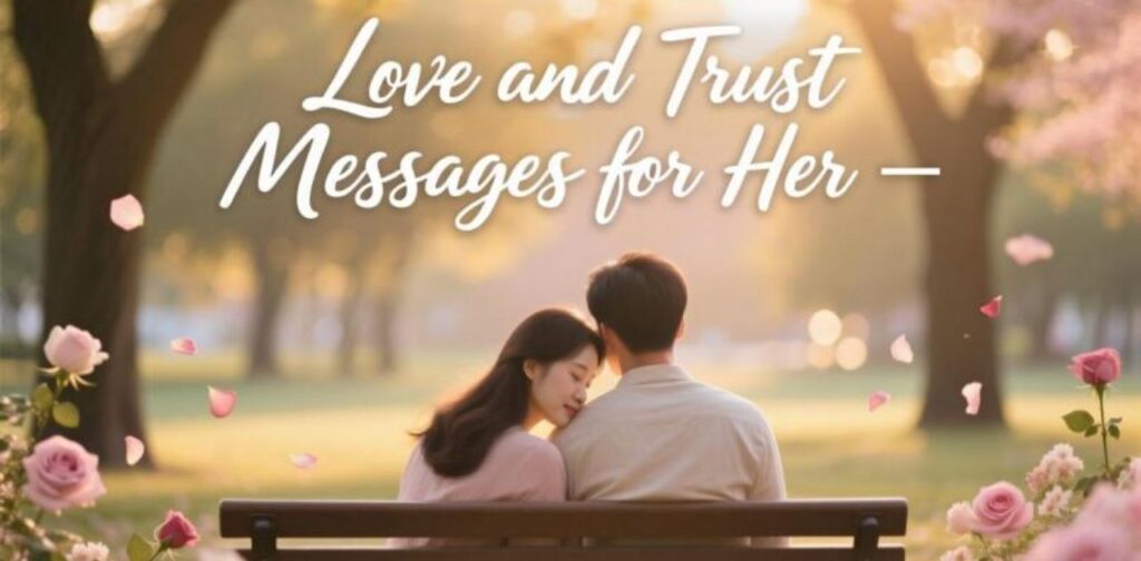 Heartfelt love and trust messages for her to strengthen your bond and express loyalty, care, and affection.