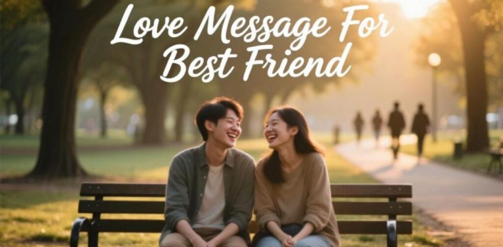Heartfelt and sweet love message for your best friend to express care, bond, and friendship.