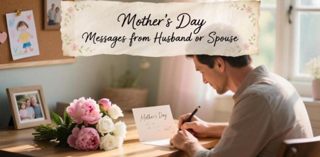 Sweet and loving Mother's Day messages from husband.