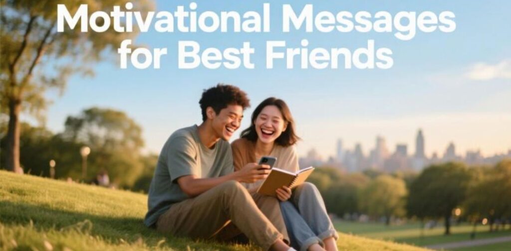 Heartwarming motivational messages to inspire and encourage best friends.