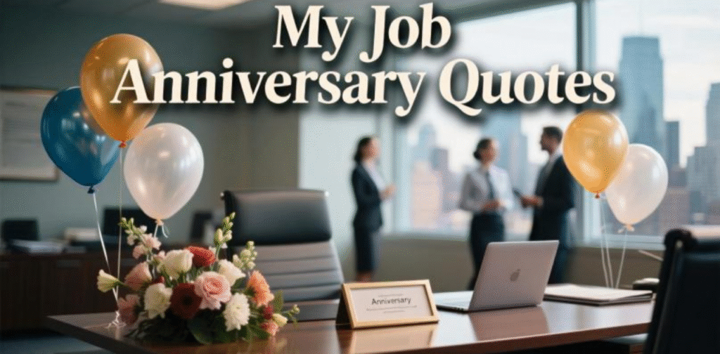 Inspirational and meaningful job anniversary quotes to celebrate my career milestones and achievements.