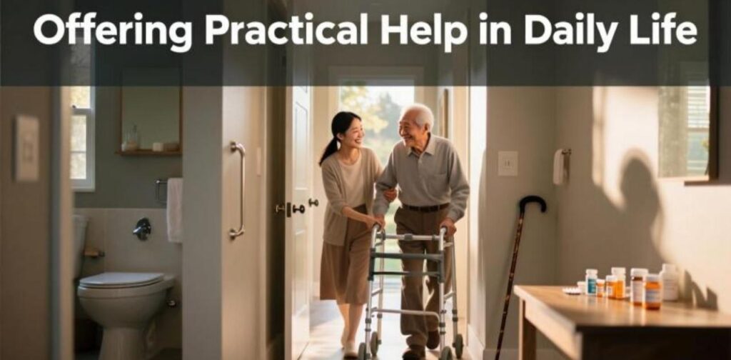 Offering practical help and support to make daily life easier and more manageable.