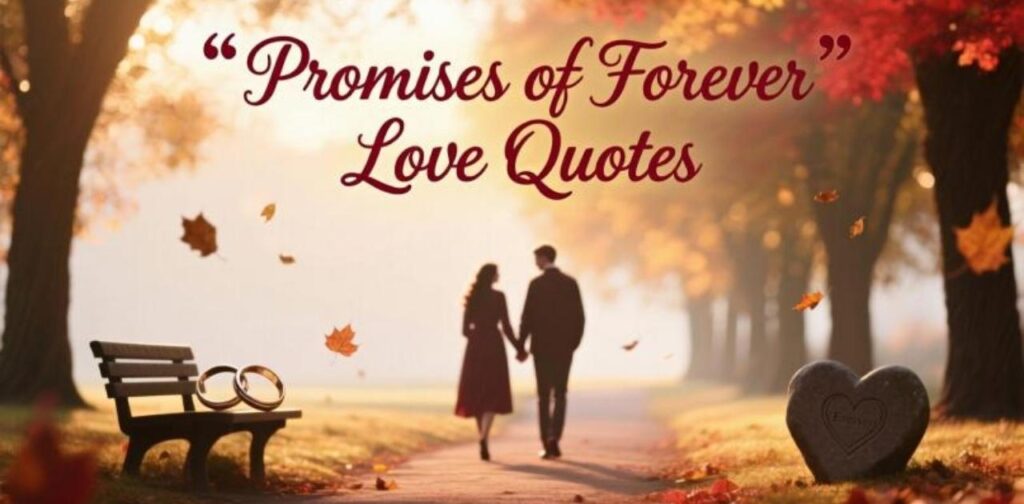 Promises of forever love quotes – heartfelt sayings about eternal devotion, loyalty, and lasting commitment.