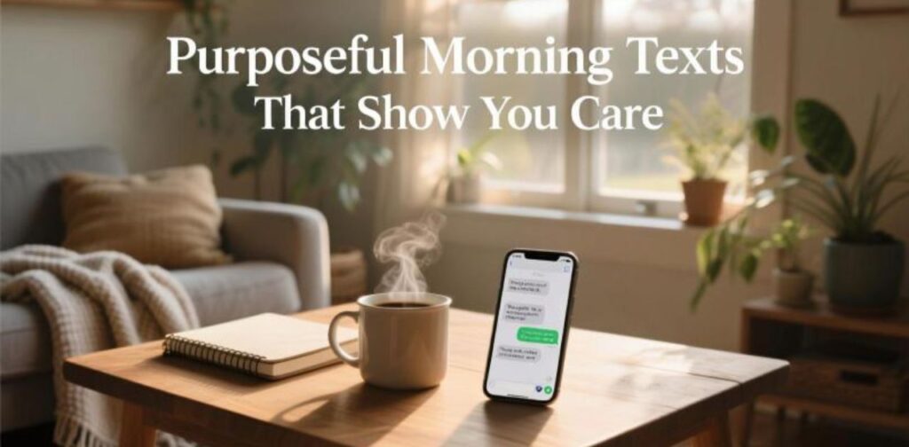 Heartfelt and meaningful morning messages that express care and affection
