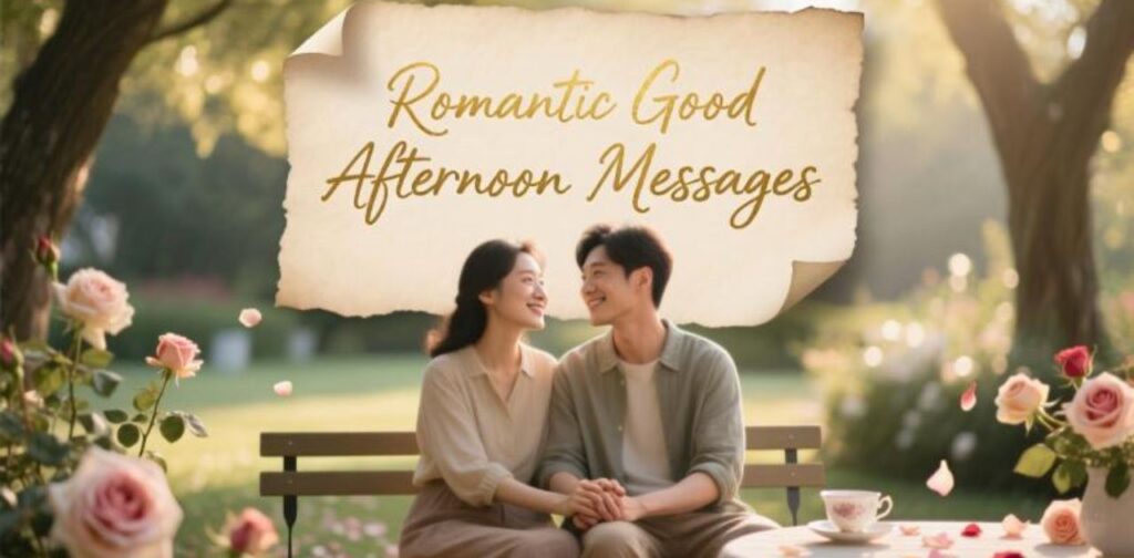 Romantic good afternoon messages to make your partner feel loved and special during the day.