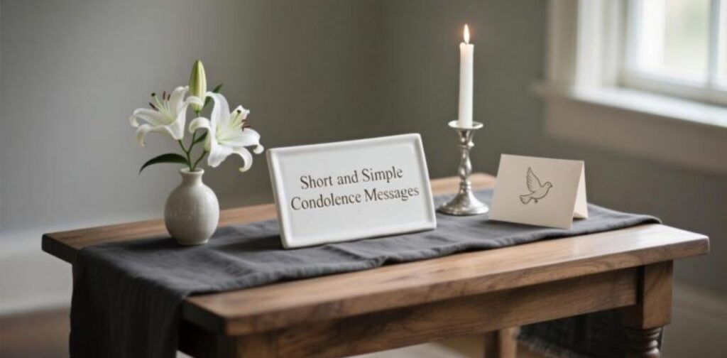 Short and simple condolence messages to express sympathy and offer comfort during times of loss.