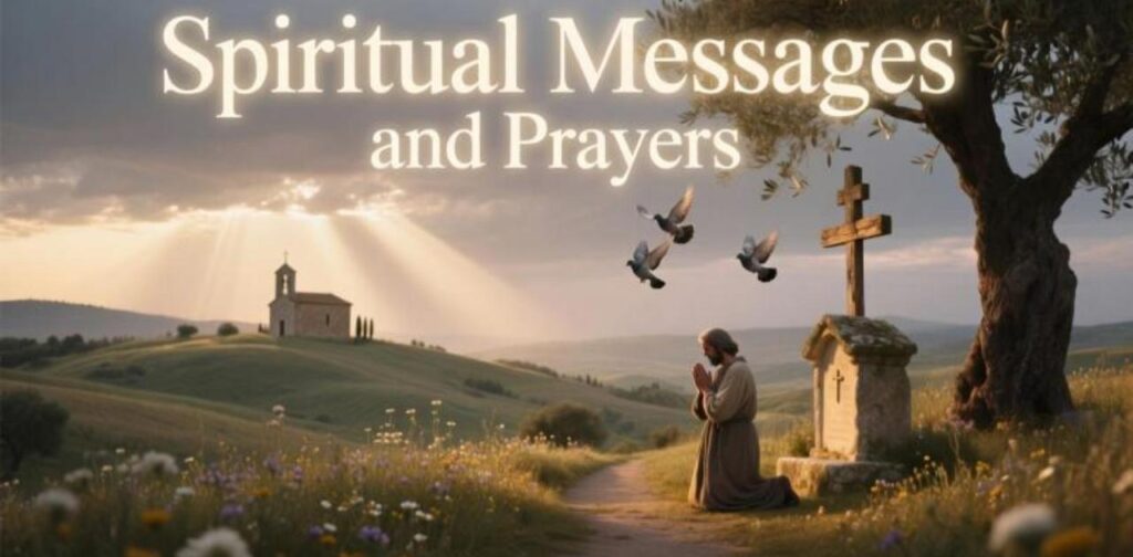 A collection of heartfelt spiritual messages and uplifting prayers for peace, healing, and guidance.