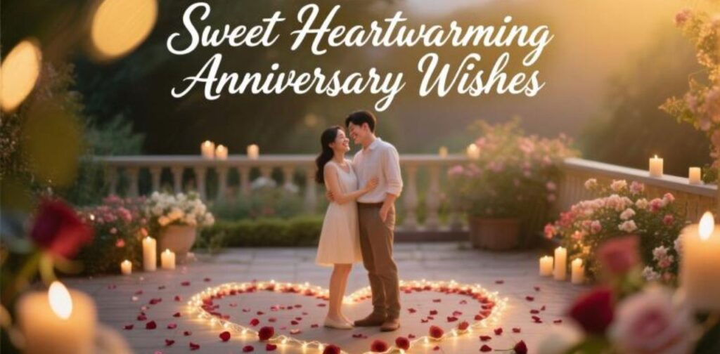 Sweet and heartwarming anniversary wishes to celebrate love, joy, and togetherness on a special day.