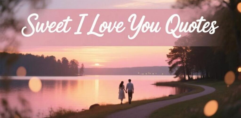 Sweet I love you quotes – romantic sayings to express deep love, affection, and heartfelt emotions.