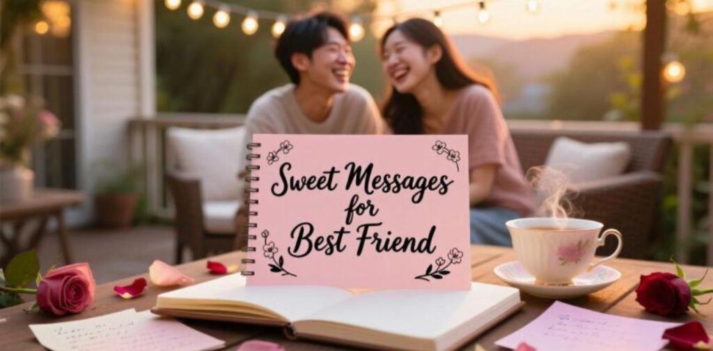Heartfelt and thoughtful sweet messages to share with your best friend to make them feel special and appreciated.
