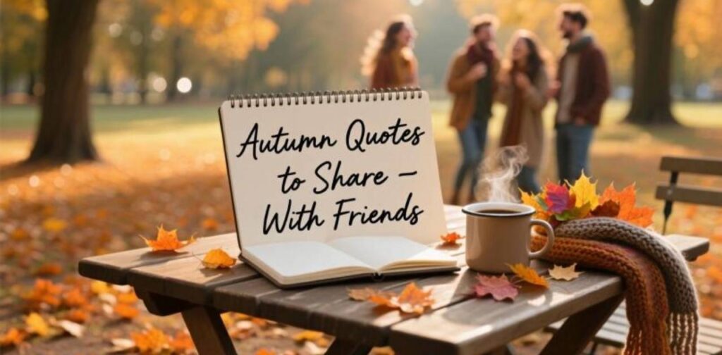 Beautiful autumn quotes to share with friends for inspiration and warmth.