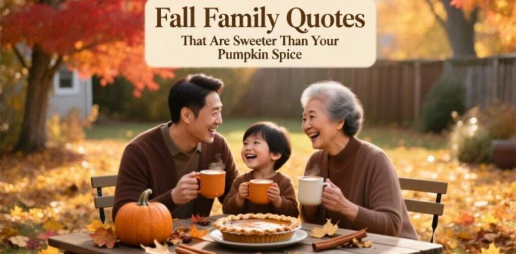 Heartwarming fall family quotes that capture love, togetherness, and cozy autumn vibes sweeter than pumpkin spice.