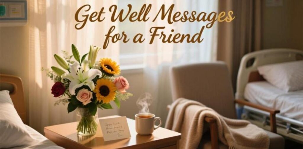 Get well soon message for a sick friend.