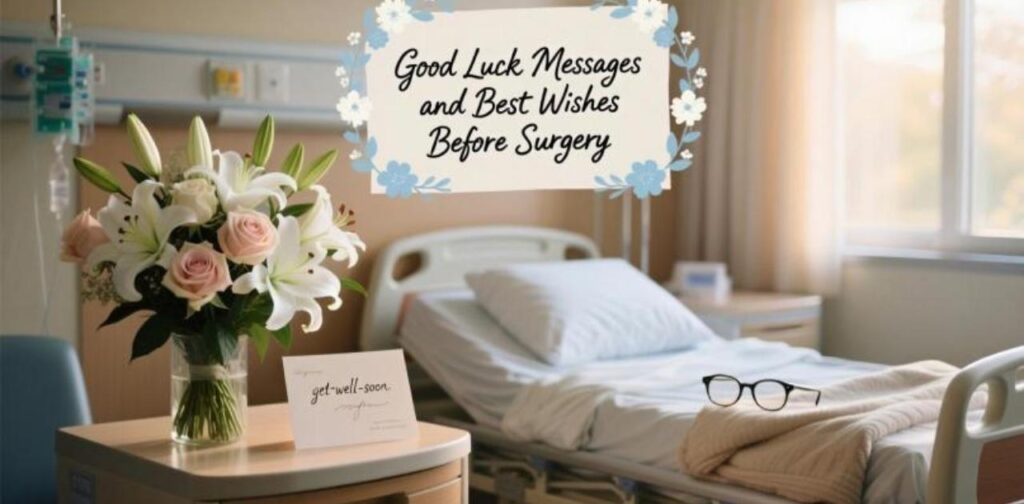Good luck and best wishes message for someone going into surgery.