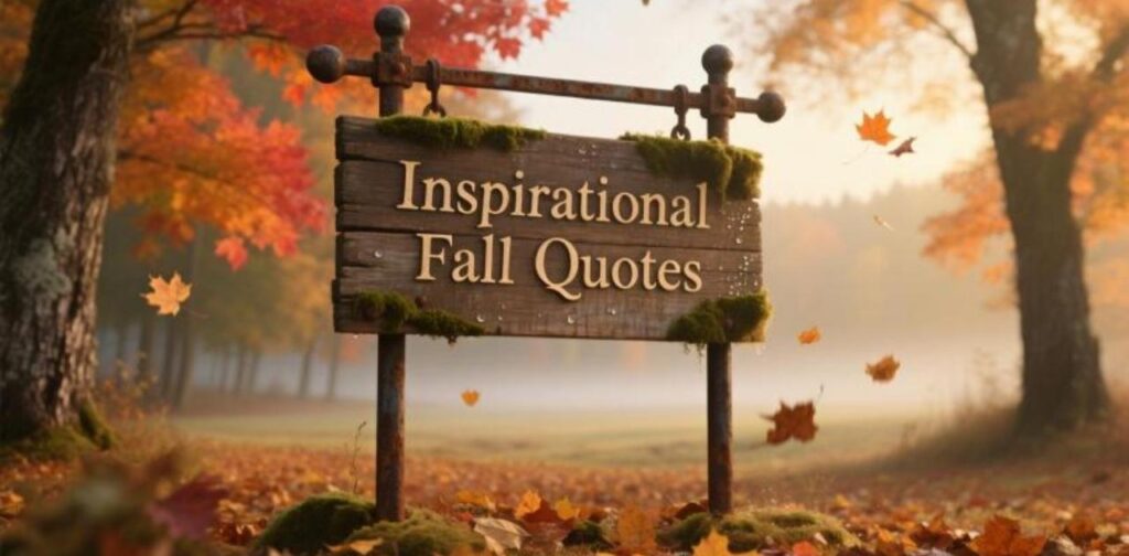 Inspirational Fall Quotes to embrace autumn’s beauty and motivate positivity.